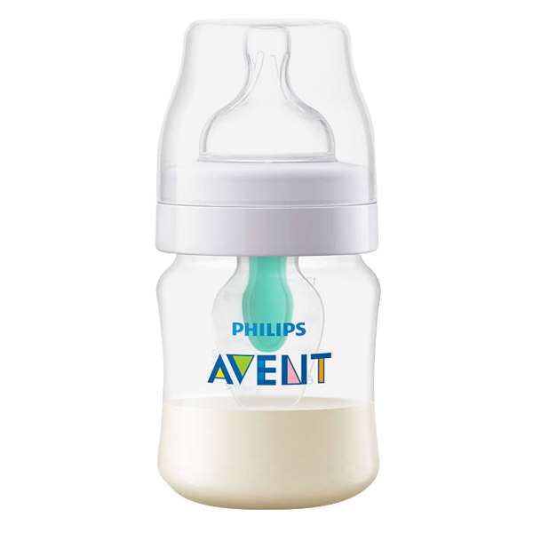 Bình sữa giảm đầy hơi với van giữ sữa AirFree Philips Avent SCF810/14 - 125ml