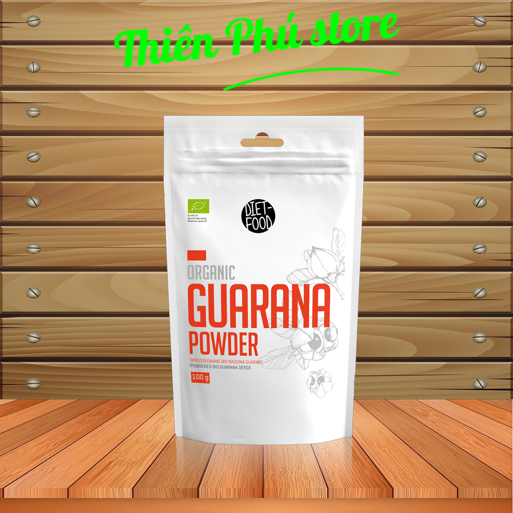 Bột quả Guarana hữu cơ Diet Food 100g - Bio guarana 100g