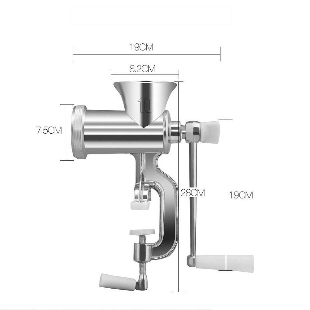 Máy Xay Thịt Bằng Tay Kẹp Bàn Inox - Free Ship Toàn Quốc