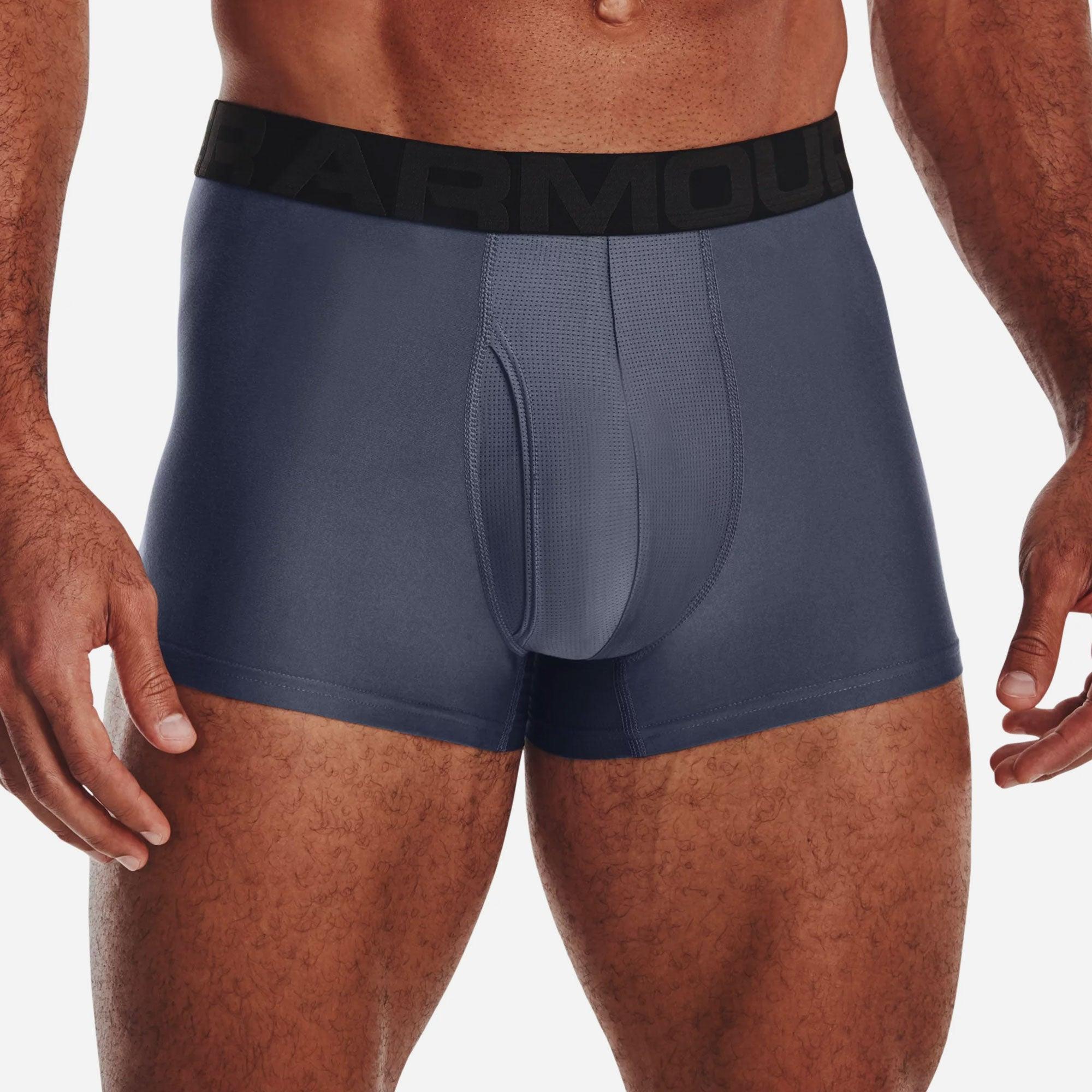 Quần lót thể thao nam Under Armour Lót Tech 3" Boxerjock 2-Pack - 1363618-044