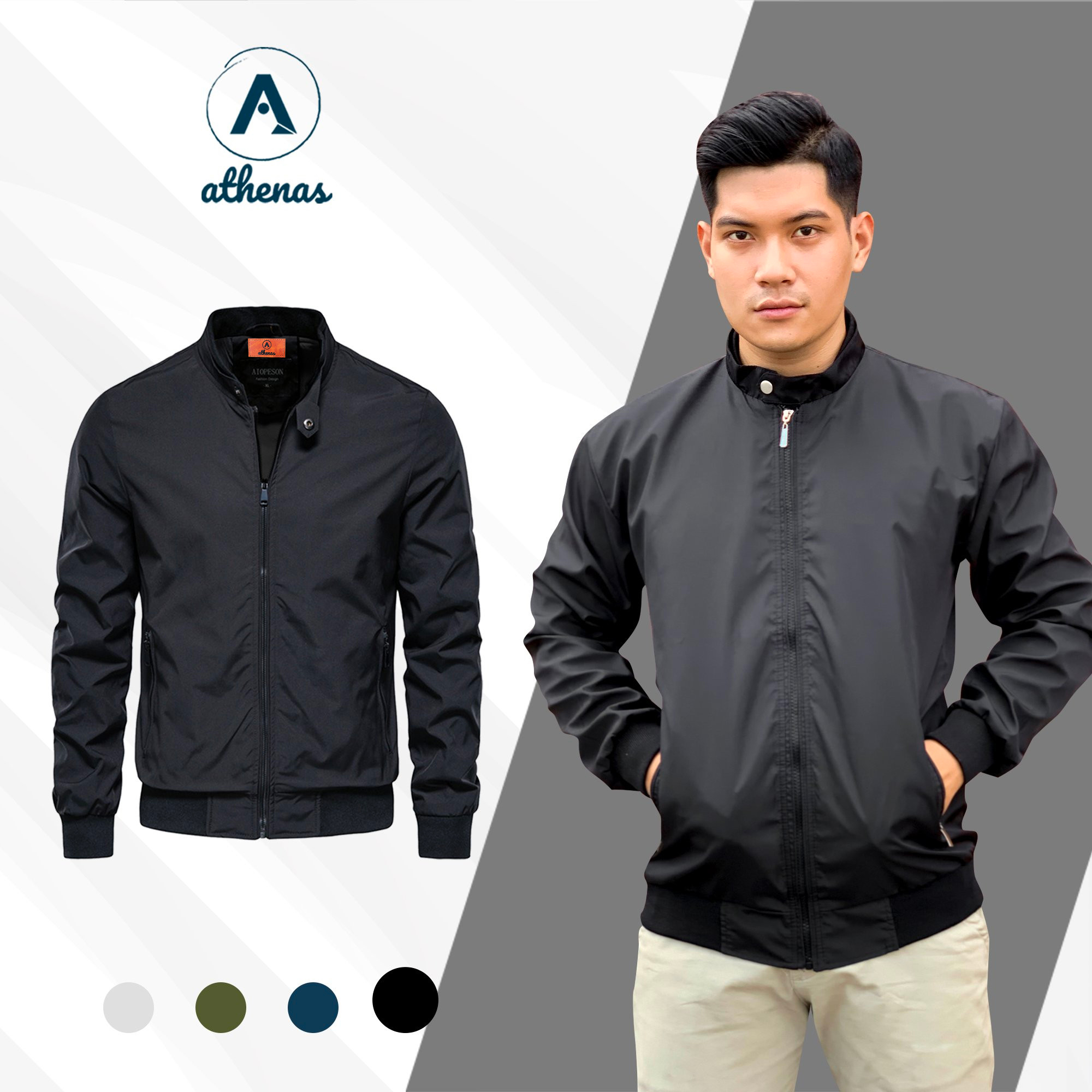 Áo khoác dù nam nữ cao cấp Athenas V3