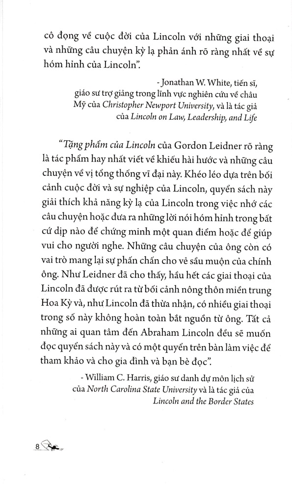 Tặng Phẩm Của Lincoln - VL