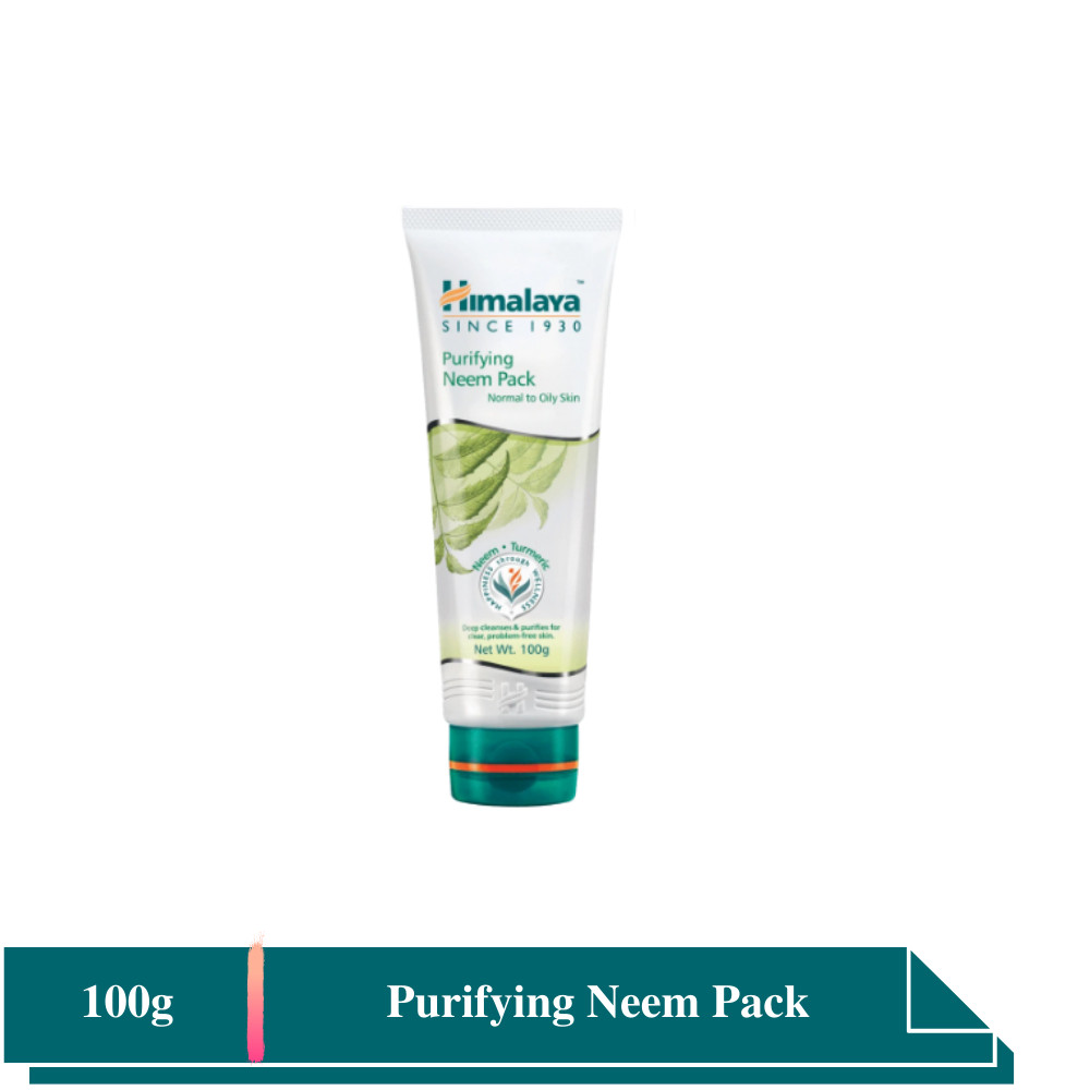 Mặt nạ đất sét ngừa mụn sạch sâu từ lá neem Himalaya Herbals Neem Face Pack 100g