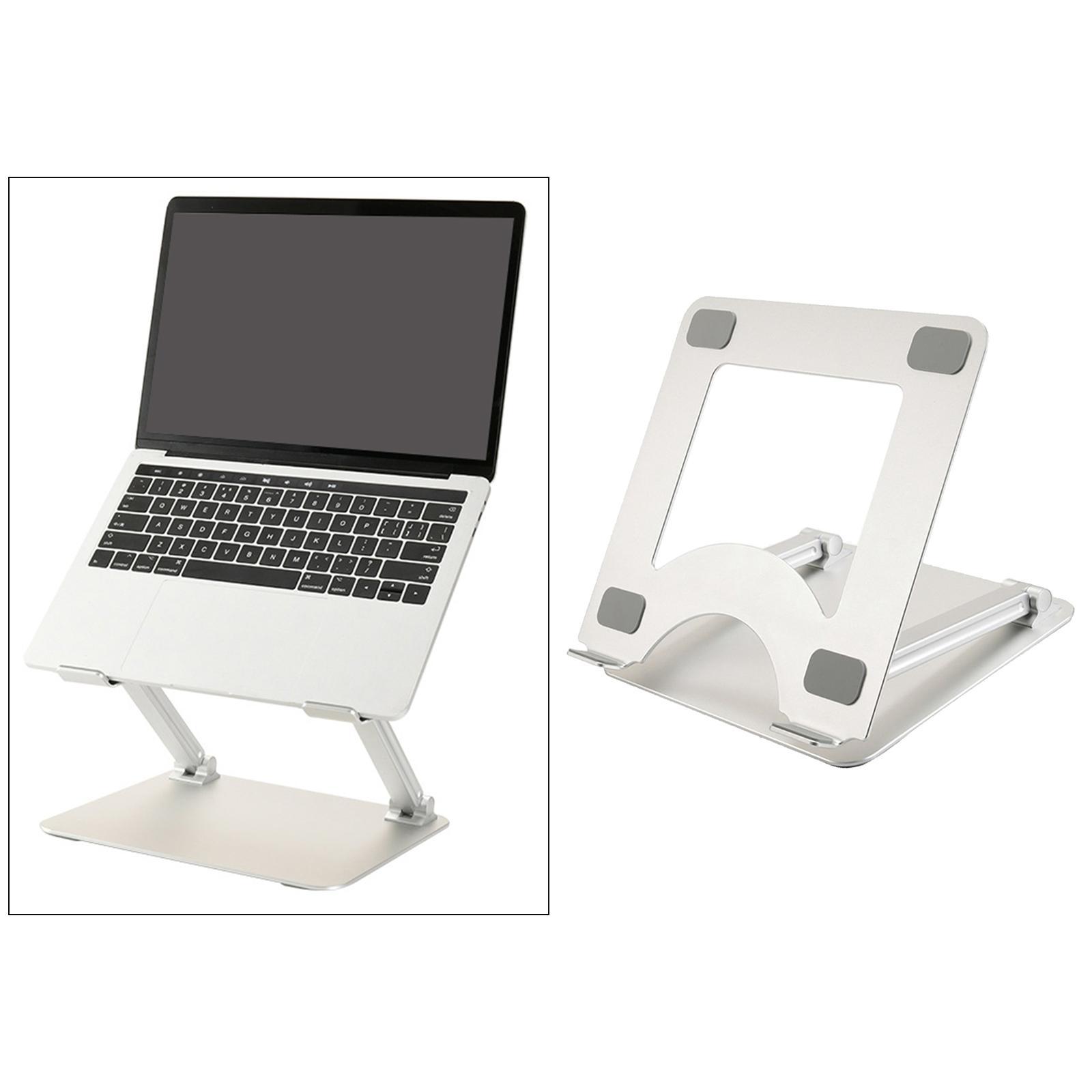 Adjustable Aluminum Laptop Stand Holder Foldable Laptop Riser Protective