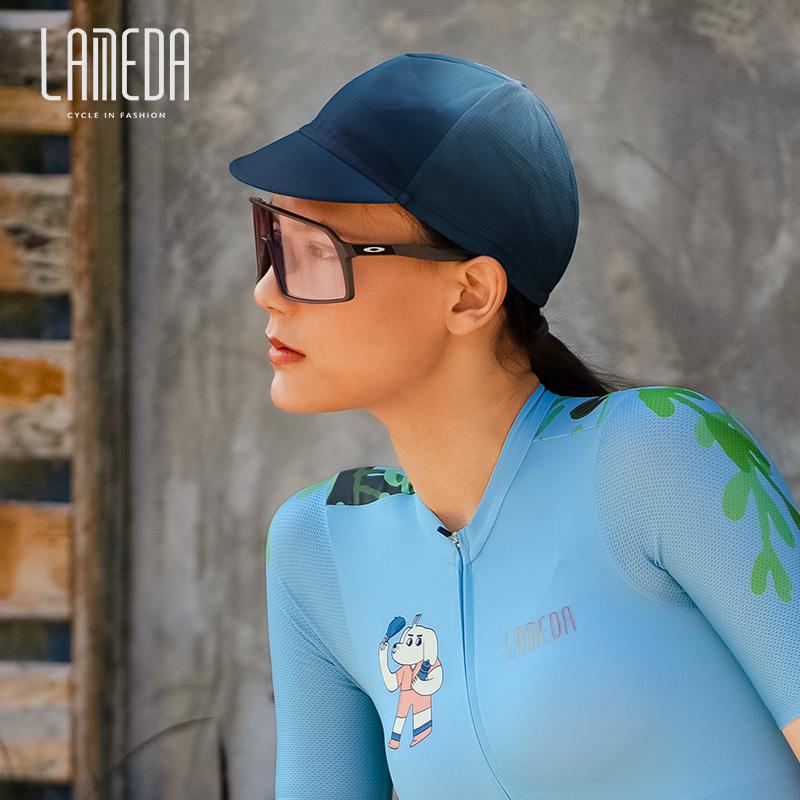 Lameda Summer Sweat-Apsorbing, Mũ bảo hiểm khô nhanh, mũ lót, nắp vải đạp xe, kem chống nắng, mũ thoáng khí, nam và nữ Color: Diffused Gold