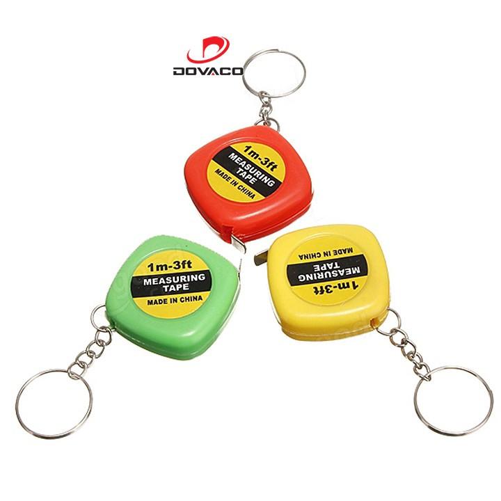Móc khóa thước rút mini bỏ túi 1m