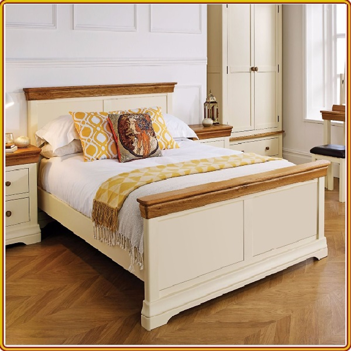 Giường ngủ phong cách Vintage Tundo 1m8 x 2m