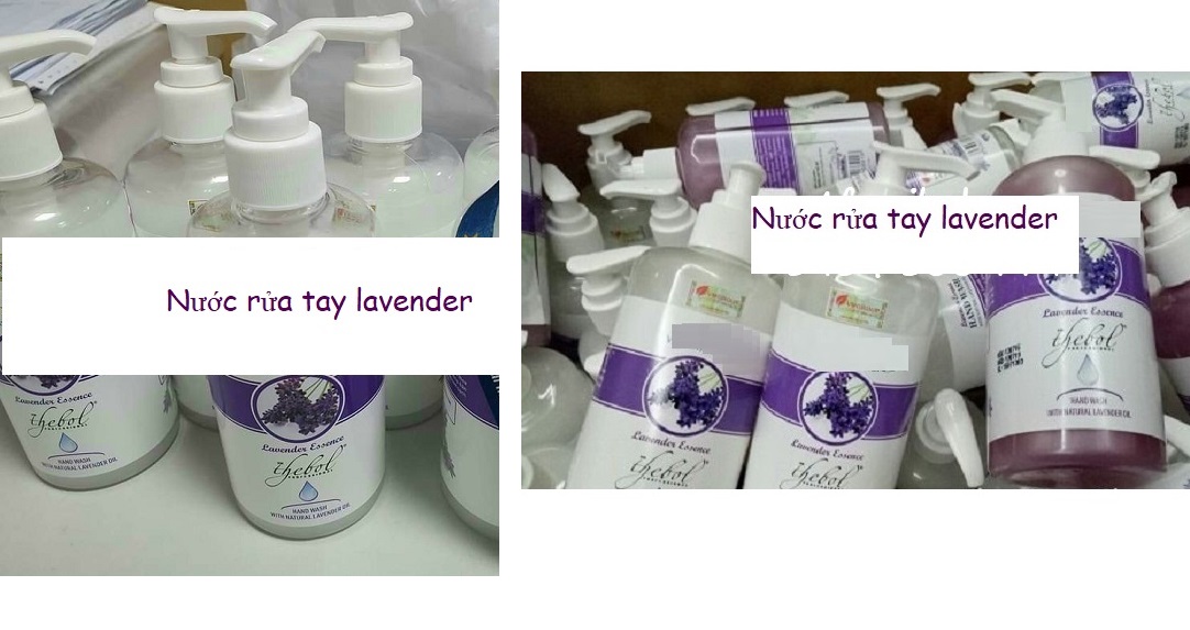 Set 2 chai nước rửa tay oải hương 280ml & 100ml