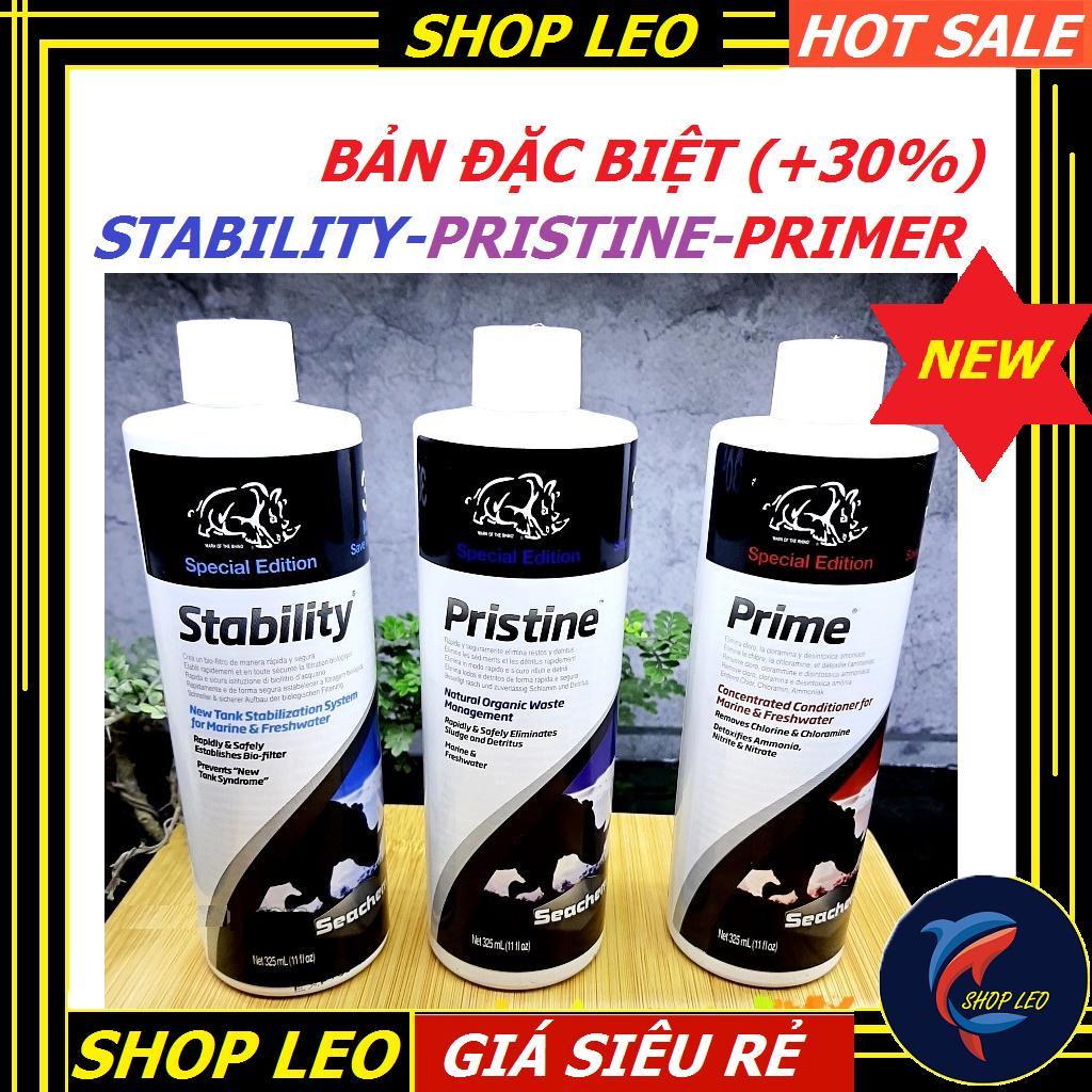 Stability-Prime-Pristine (Bản đặc biệt thêm 30%) - Vi sinh Seachem -Xử lý nước-phân hủy mùn bã hữu cơ-phụ kiện thủy sinh