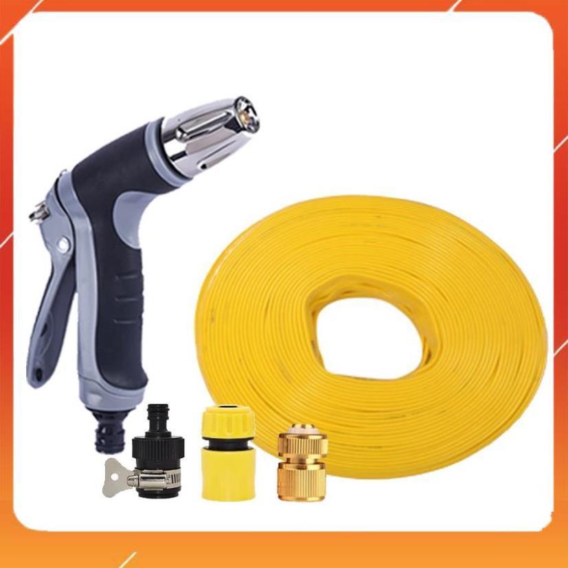 Bộ dây và vòi xịt rửa xe tưới cây tăng áp 15M 206817