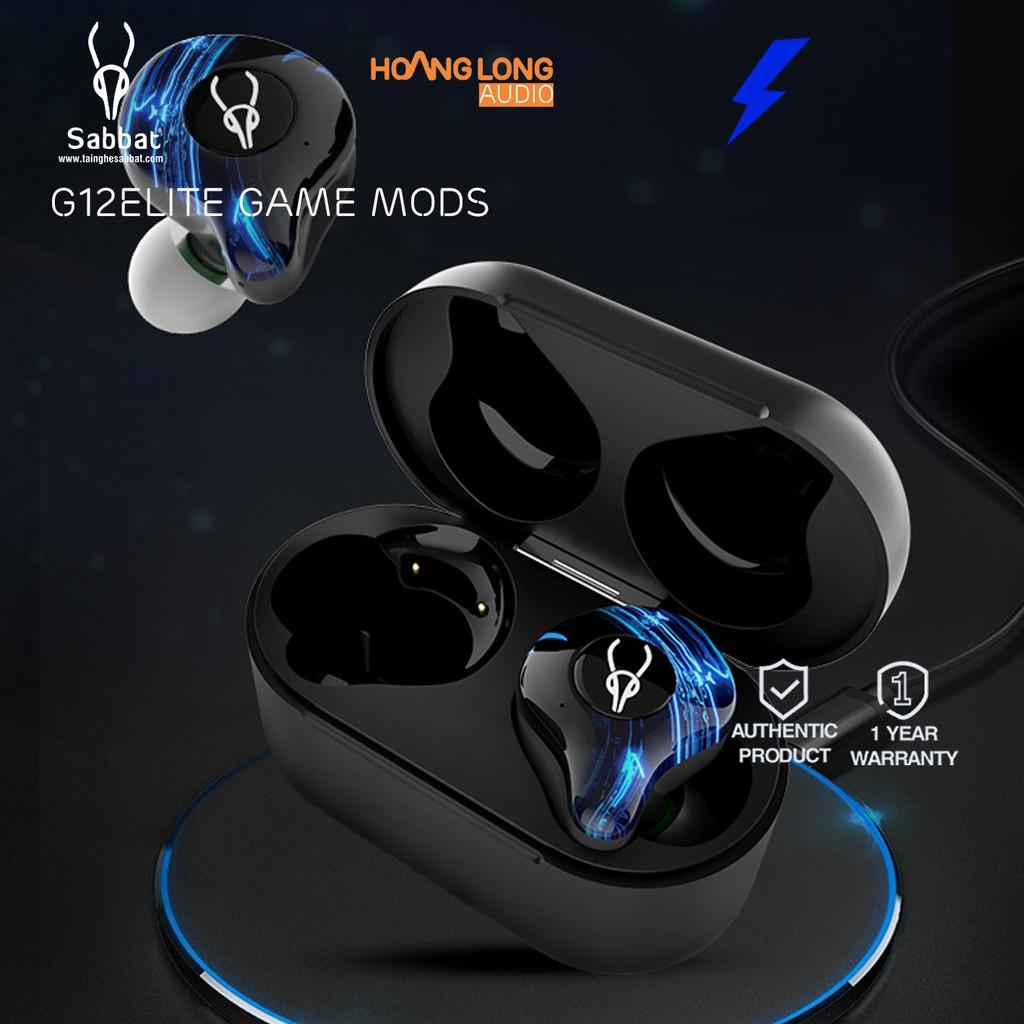 Tai nghe bluetooth sabbat G12 Elite chuyên game | tai nghe không dây sabbat G12 elite - Hàng chính hãng