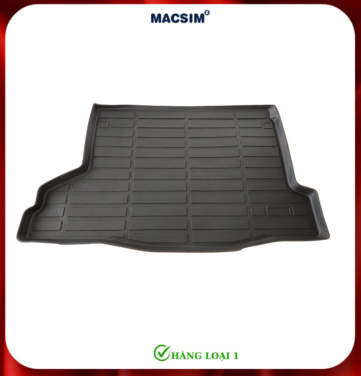 Thảm lót cốp xe ô tô Honda HRV 2023+ Nhãn hiệu Macsim chất liệu nhựa TPE cao cấp màu đen