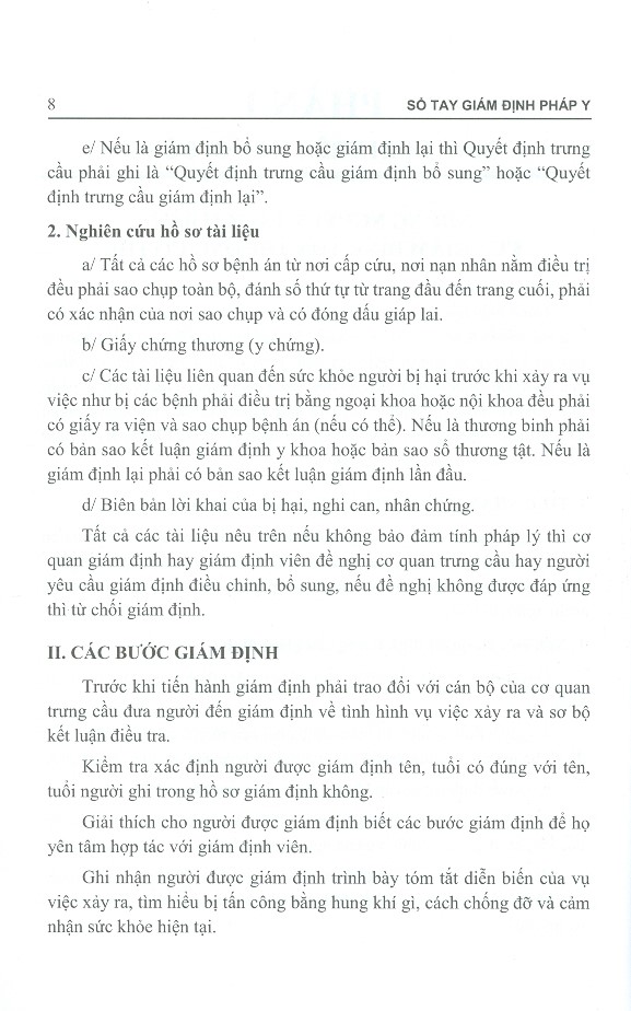 Sổ Tay Giám Định Pháp Y