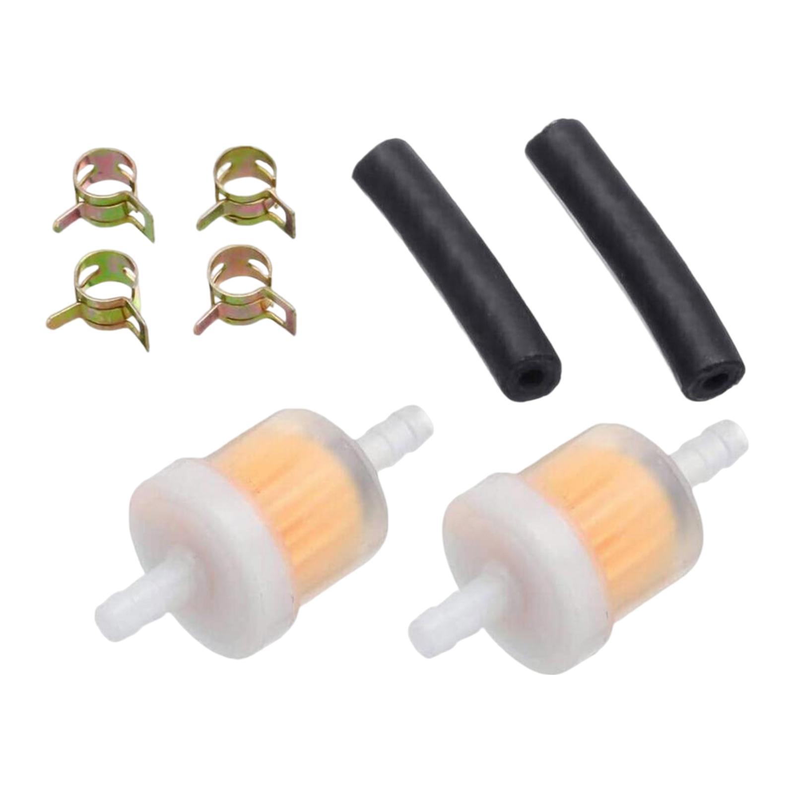 8Pcs Universal Car in Line Filter Kit for  Accessories
