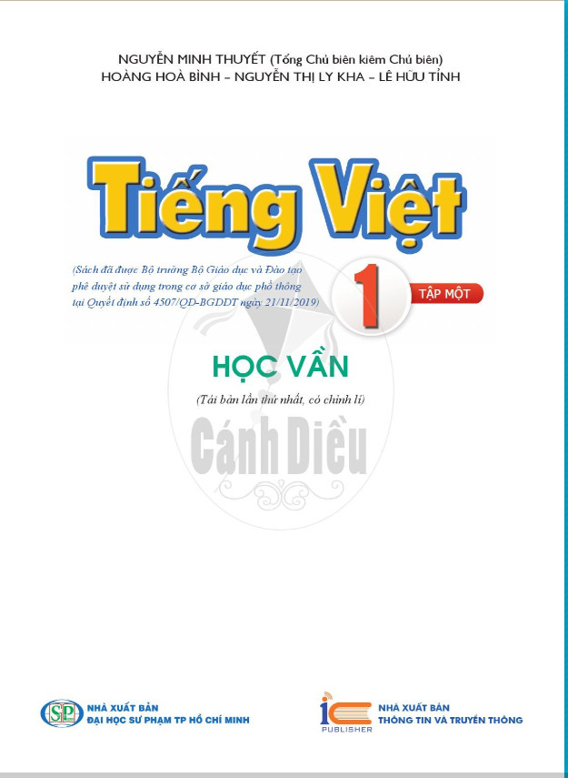 Tiếng Việt lớp 1 - Tập 1 (Bộ sách Giáo khoa Cánh Diều)