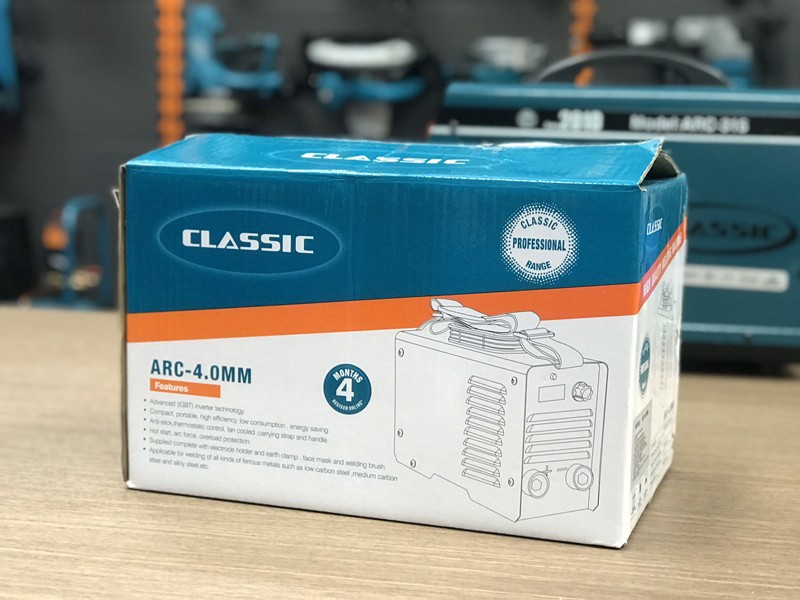 MÁY HÀN QUE ĐIỆN TỬ CLASSIC ARC-4.0MM - HÀNG CHÍNH HÃNG