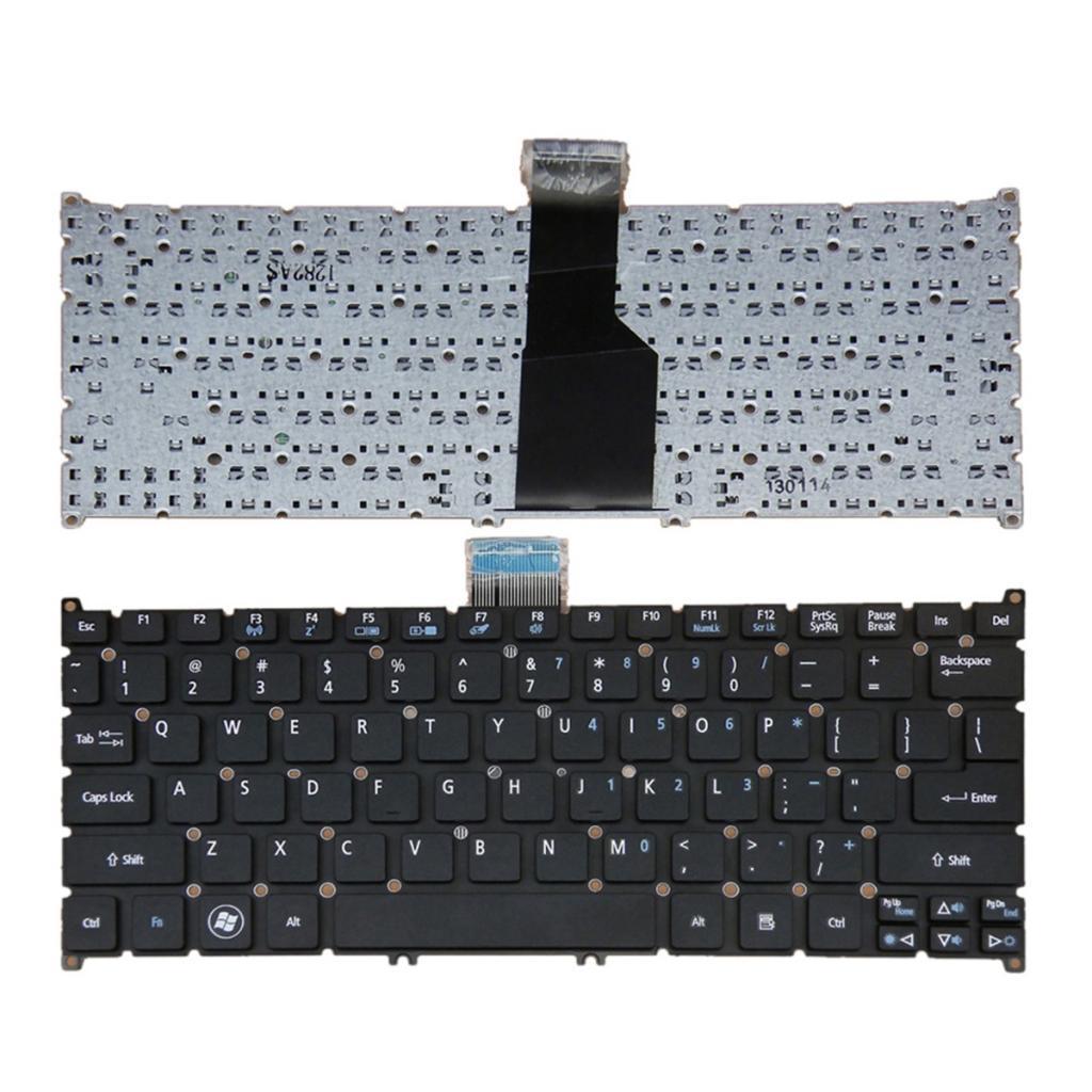 Laptop Keyboard US for  S3-951 S5-391 V5-171 with Frosted keycap Black