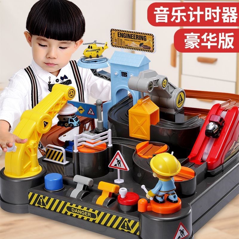 Đồ chơi công trình xe thông minh - hộp quà tặng kỹ năng cho bé