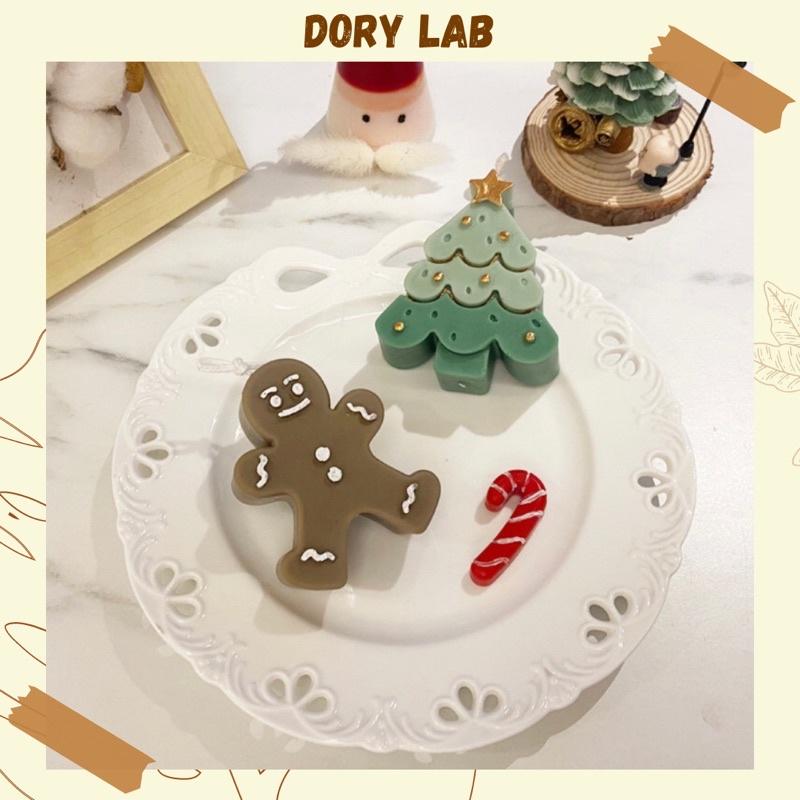 Nến Thơm Handmade Giáng Sinh Bánh Gừng, Quà Tặng - Dory Lab