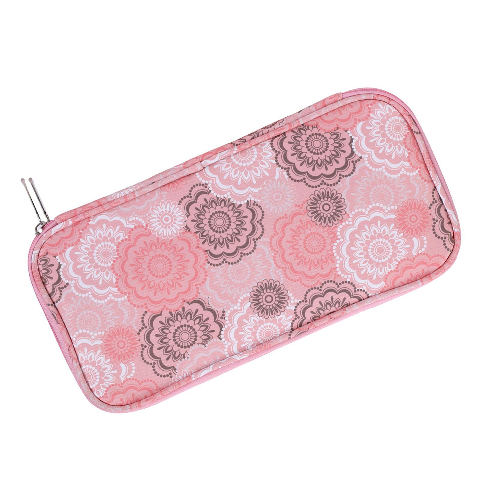 Knitting Storage Bag with Zipper Travel Organizer Empty Knitting Bag