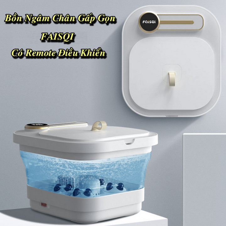 Bồn massage chân gấp gọn FAISQI tự động sưởi ấm  - Home and Garden