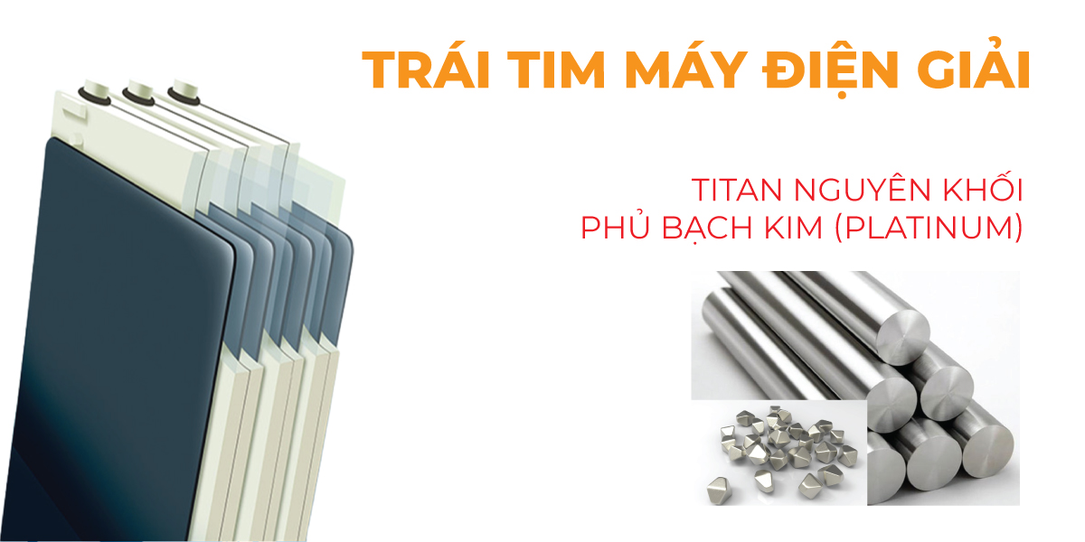Máy lọc nước điện giải OSG Alka-Rich NDX-501LM kết hợp bộ lọc Kitz OSSC-7