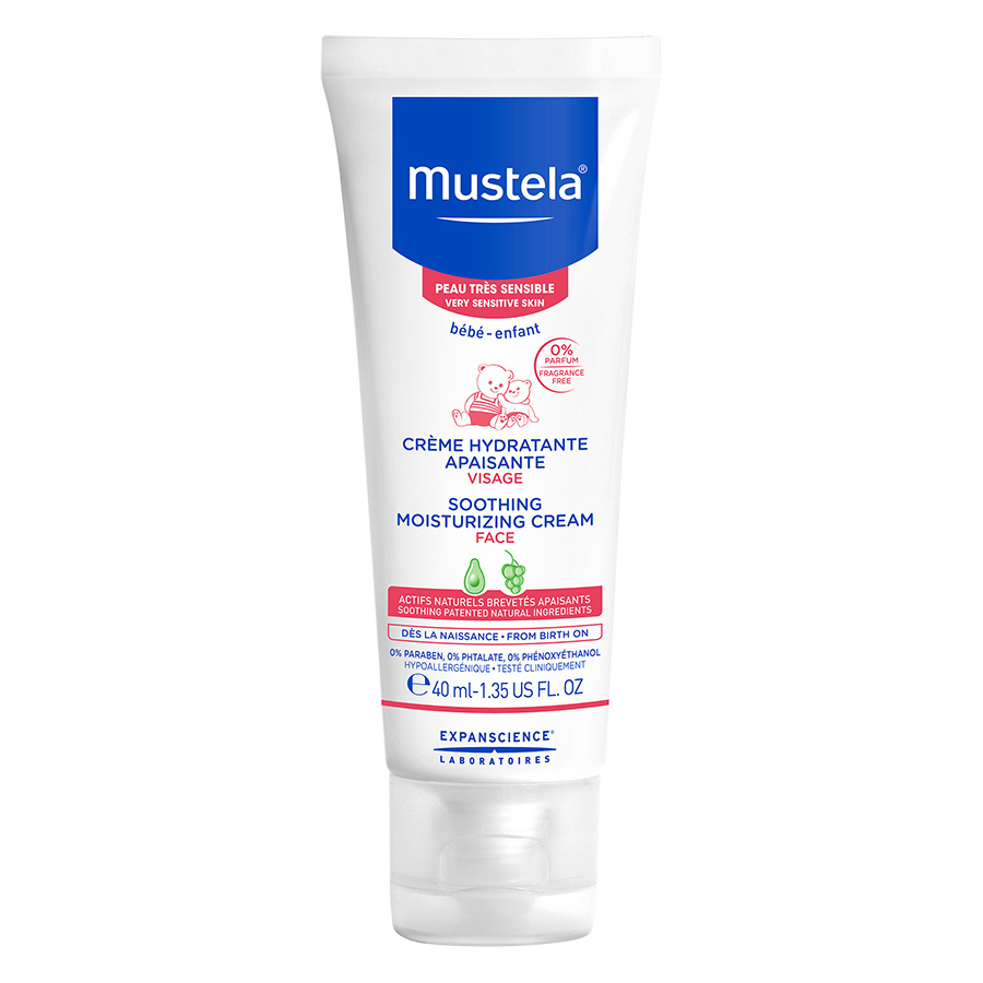 Hình ảnh Kem Dưỡng Da Mặt Cho Trẻ Sơ Sinh Và Em Bé Da Nhạy Cảm Mustela (40ml)