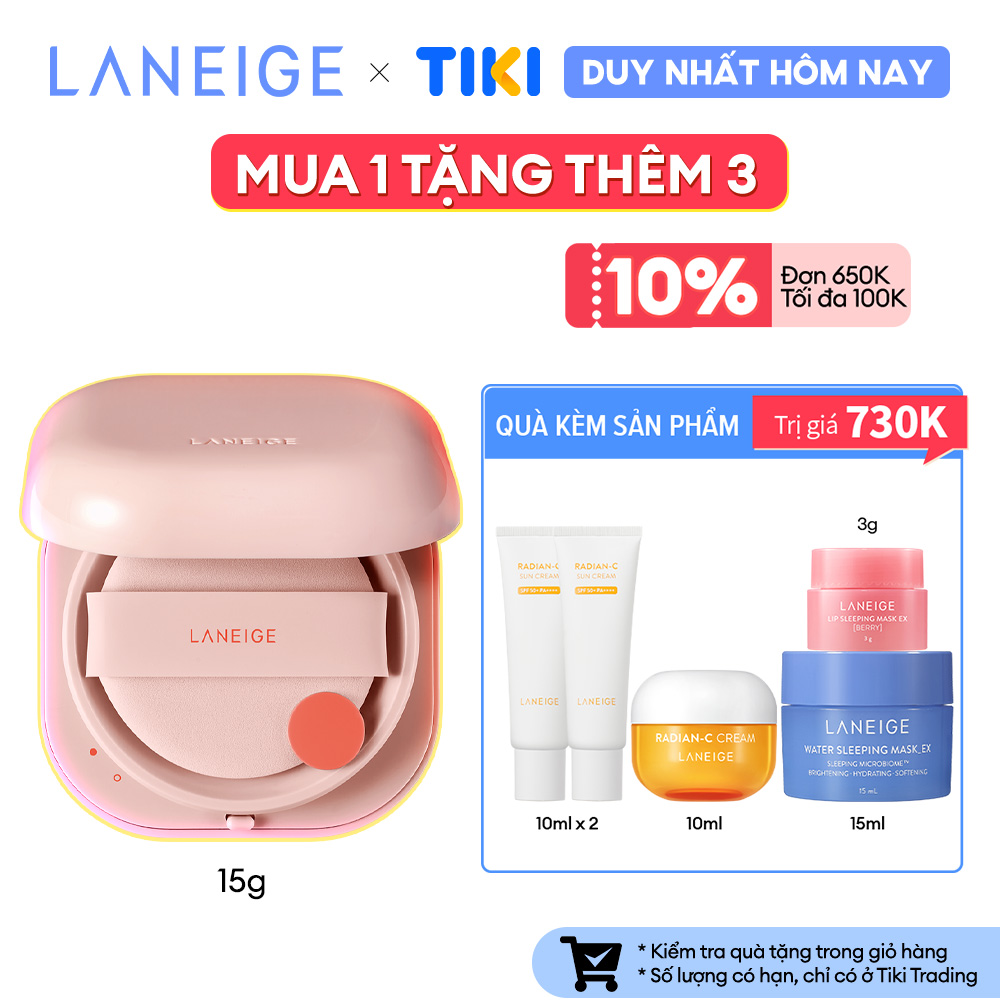 Phấn Nước Căng Bóng 24H LANEIGE NEO Cushion Glow 15g