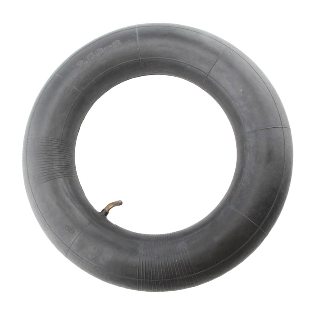 2pcs 3.50"X8" 3.50-8 3.5-8 3.50/8 BLACK RUBBER TYRE INNER TUBE BENT VALVE STEM