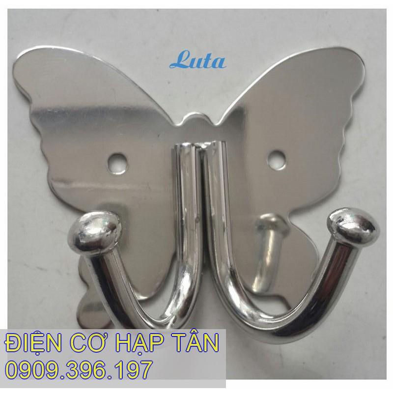 MÓC ÁO INOX 304, CHIA 3 , HÌNH BƯỚM