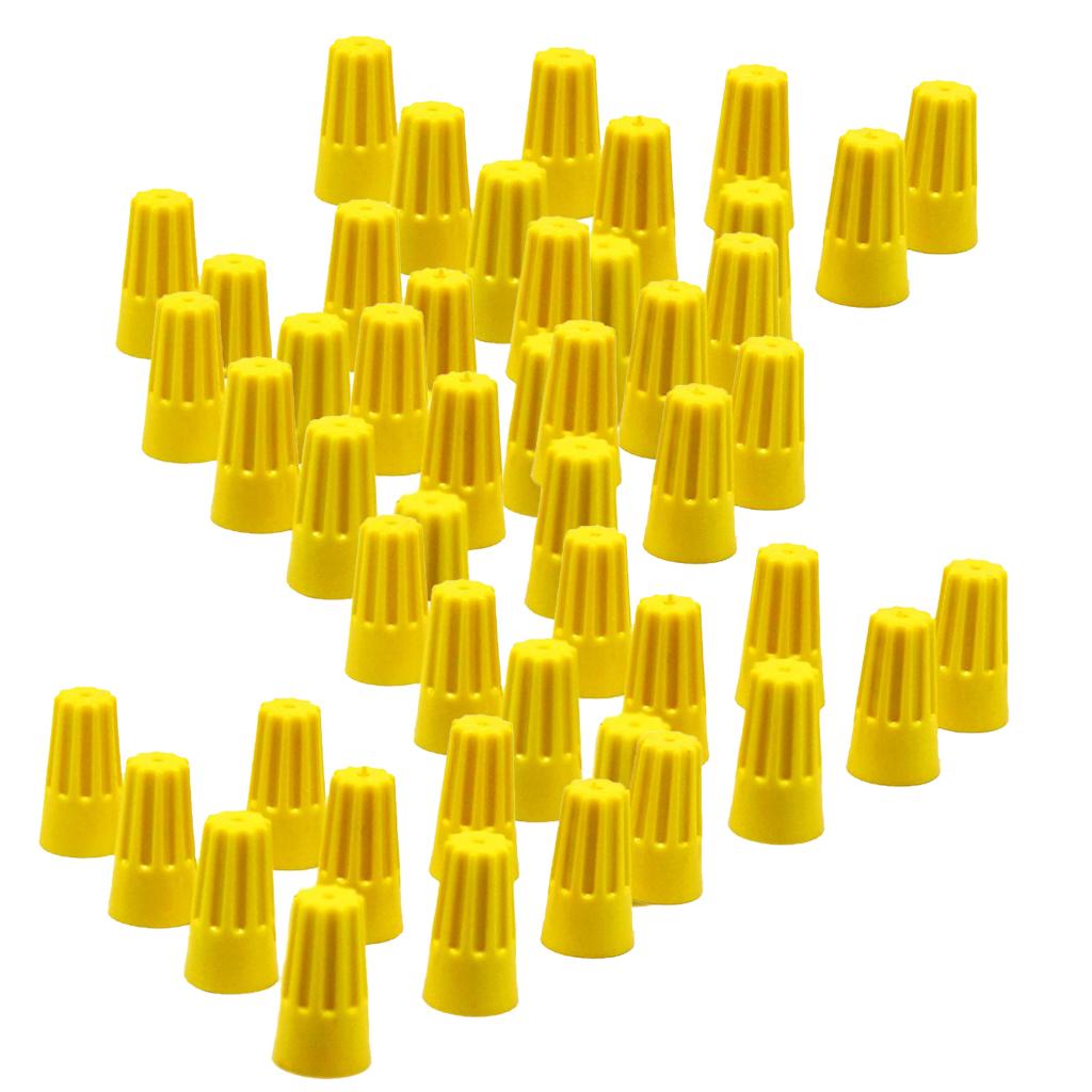 100PCS Winged Wire Connectors Twist-On Easy Screw On Caps Blue Assortment