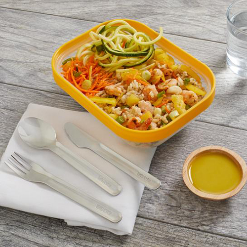 Bộ muỗng nĩa bỏ túi màu - 3 món ZOKU - Hàng Chính Hãng