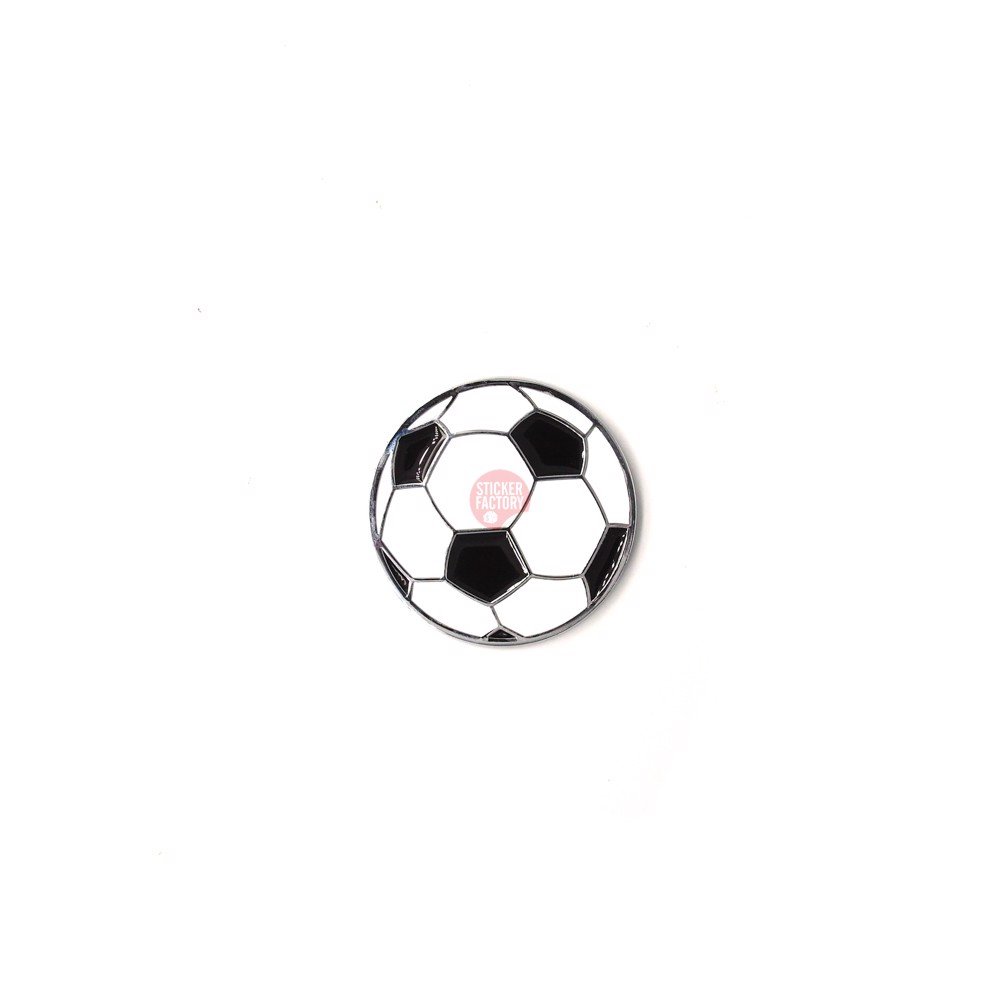 Foolball quả bóng 5.5cm - Sticker hình dán metal kim loại 3D