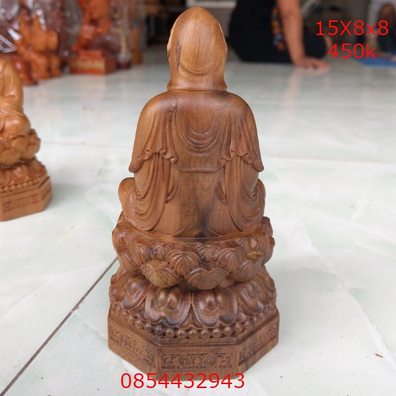 Tượng phật Quan Âm cao 15 - 20 -30 cm