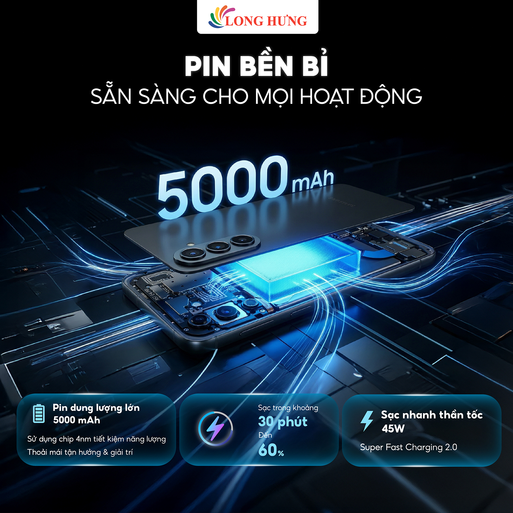 Điện thoại Samsung Galaxy A57 5G (8GB/128GB) - Hàng chính hãng
