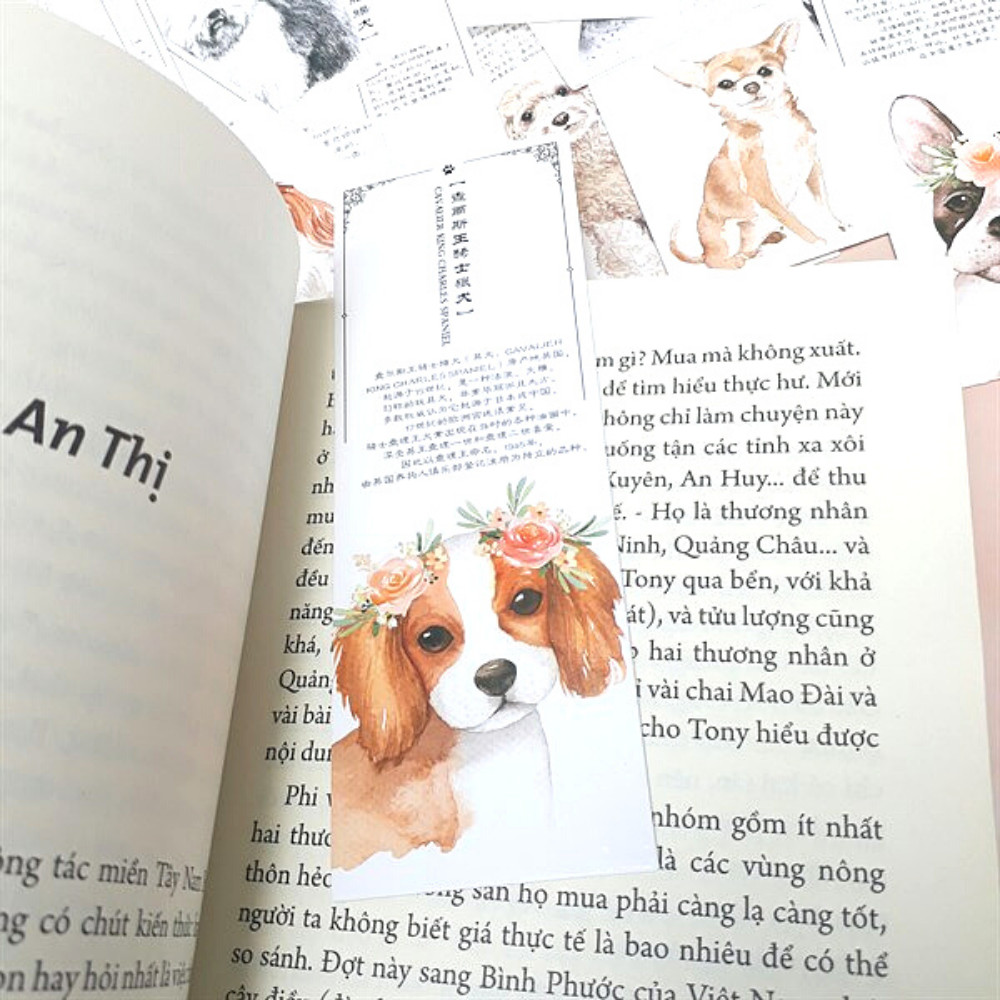 Bộ 30 Bookmark Đánh Dấu Sách The Dog