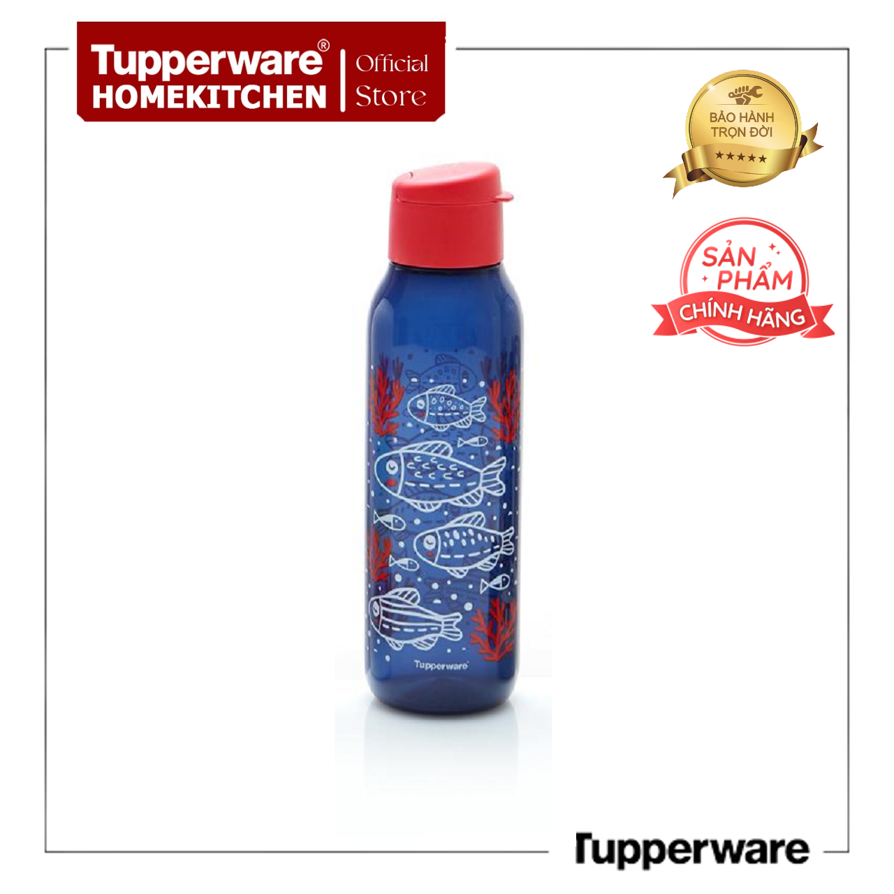 Bình Nước Tupperware Eco Bottle Fancy 750ml - Hàng Chính Hãng