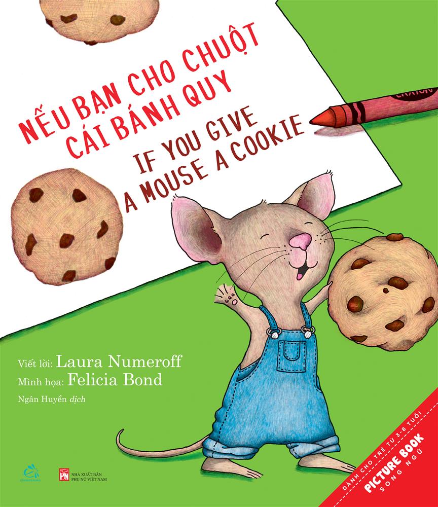 Sách tranh song ngữ - Nếu bạn cho chuột cái bánh quy