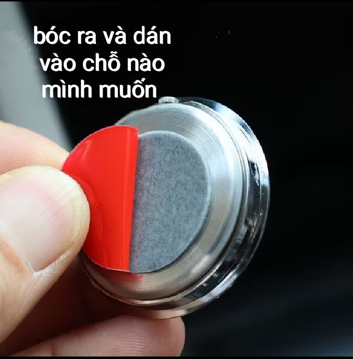Đồng hồ dán xe máy ôtô có keo sẵn dán ở bất cứ đâu bạn muốn