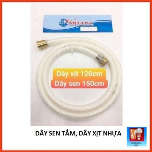 Dây sen tắm, dây xịt vệ sinh nhựa tán thau cao cấp.