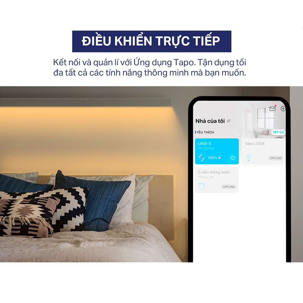 Bộ Led Dây TP-Link Tapo L900-5 WiFi Thông Minh Nhiều Màu Sắc - Hàng Chính Hãng