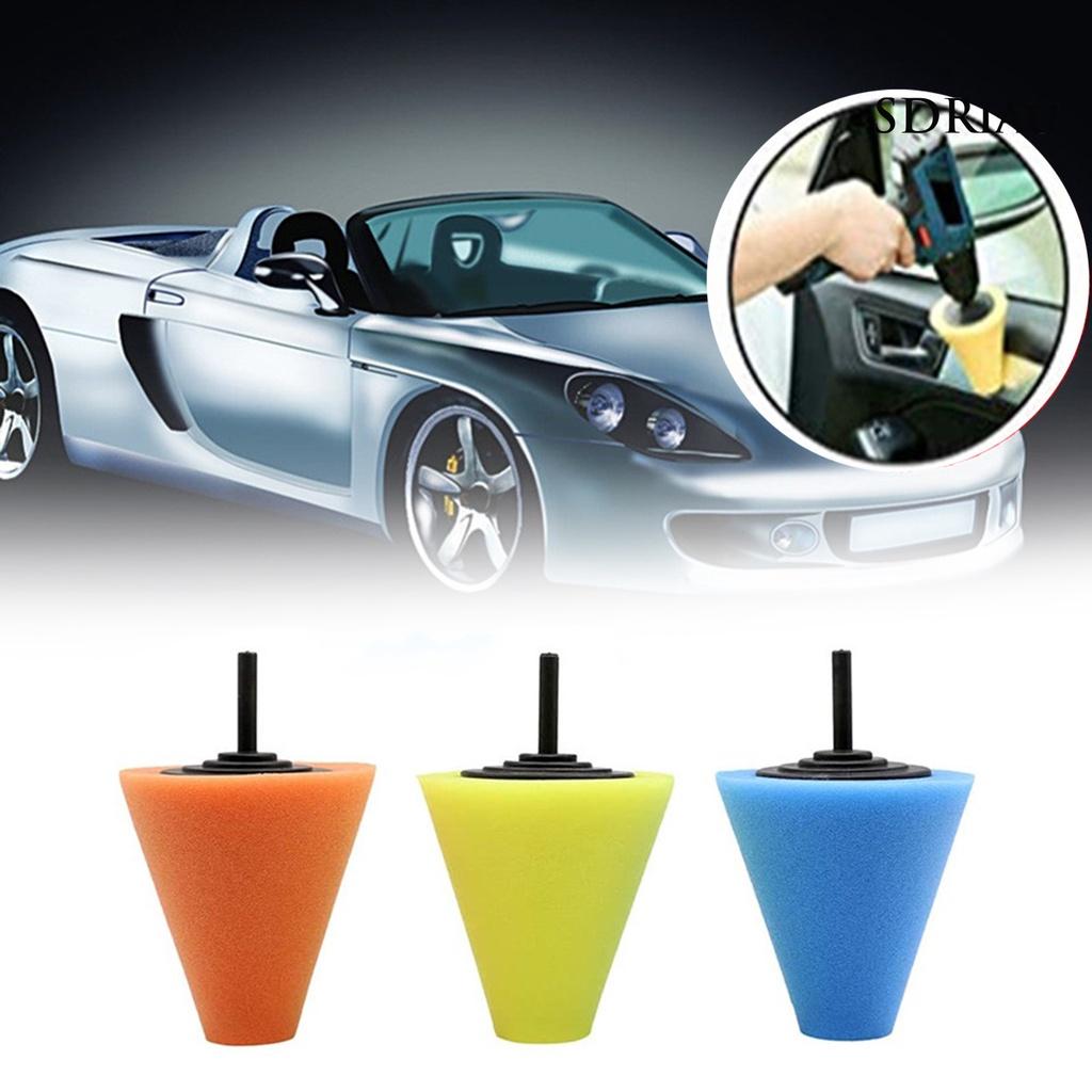 Set 3 / 4 / 5 / 6 Miếng Mút Đánh Bóng Xe Hơi Nhiều Màu Sắc