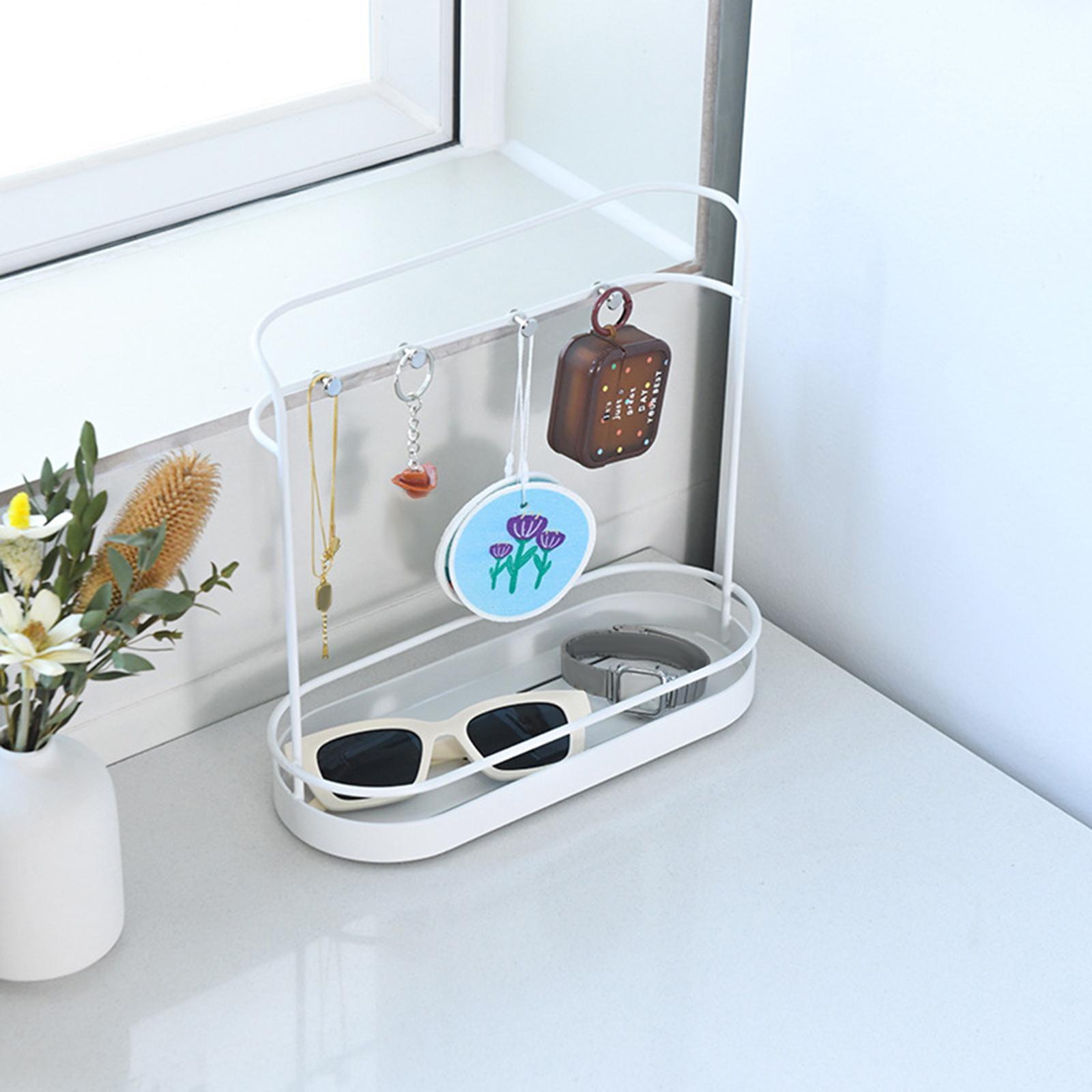 Entryway Key Holder, Jewelry Dish Organizer, Multifunctional for Hallway Desktop Kitchen