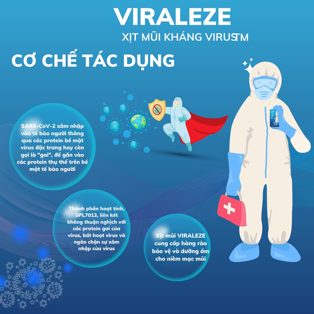 Xịt Mũi Kháng Virus Viraleze Starpharma (C/10ml)