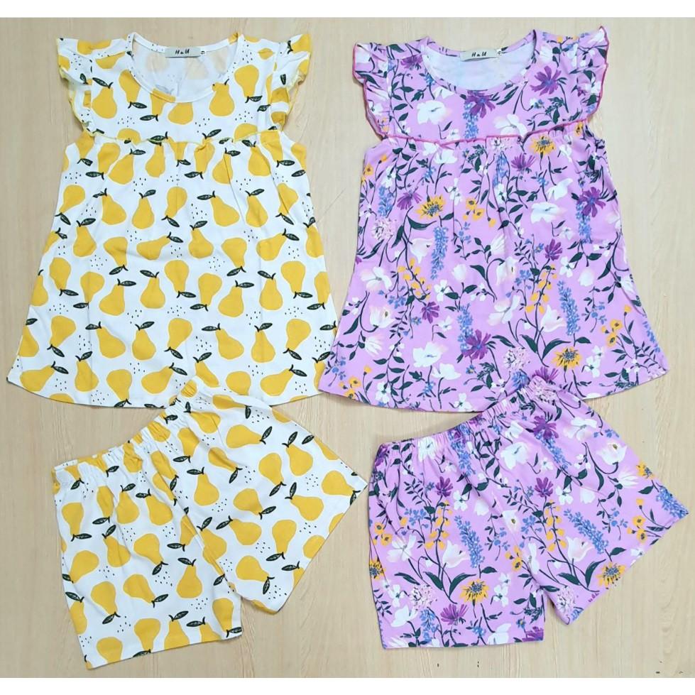 Bộ cánh tiên bé gái size đại - Vải 100% cotton mềm mịn mát - size 20 - 45kg - nhiều màu sắc, hoa văn đáng yêu cho bé