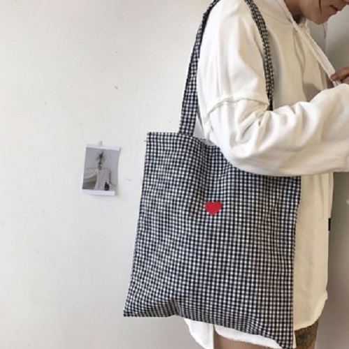 Túi Vải Tote Đeo Vai Cho Nam Nữ