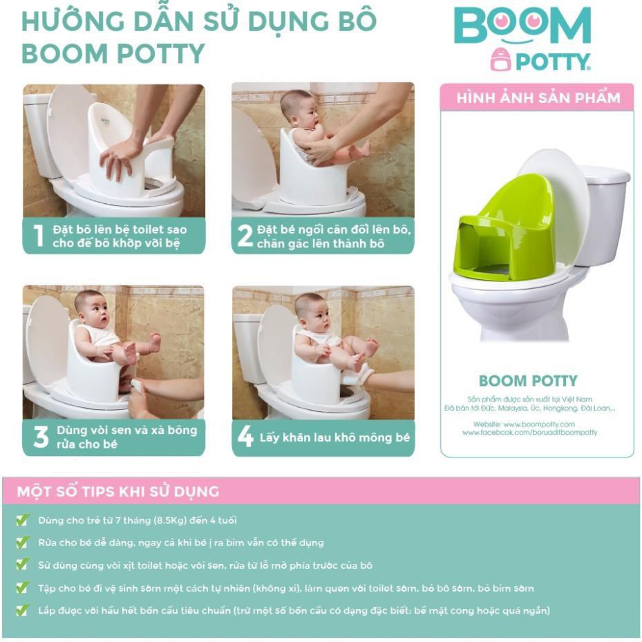 Combo 2 Bô Thông Minh Đa Năng Cho Bé Boom Potty, cho bé từ 8m tới 4 tuổi