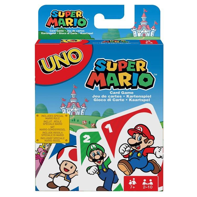 (11 LOẠI) Bộ bài trò chơi Uno Cơ Bản Uno Classic, Wild, Skip Bo, Flip, Phase 10, DOS, BTS, Harry Porter,Super Mario,Uno