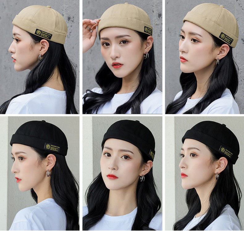 Mũ Nồi Beret, Nón Beanie, Mũ Tròn Nữ Nam Không Vành Cực Kỳ Phong Cách MD09