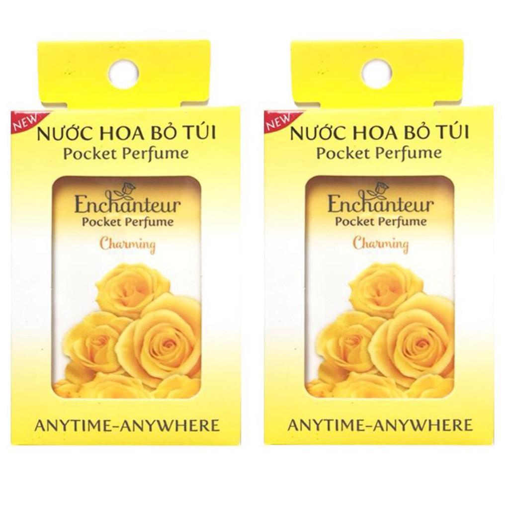 Combo 2 chai nước hoa bỏ túi Enchanteur Charming 18ml*2